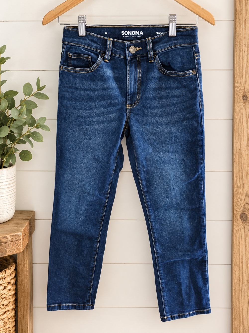 Sonoma Boys Dark Indigo Stretch Skinny Jeans